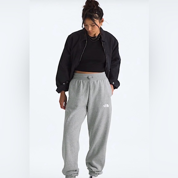 The North Face Pants - The North Face Gray Women's Essential Relaxed Straight Joggers